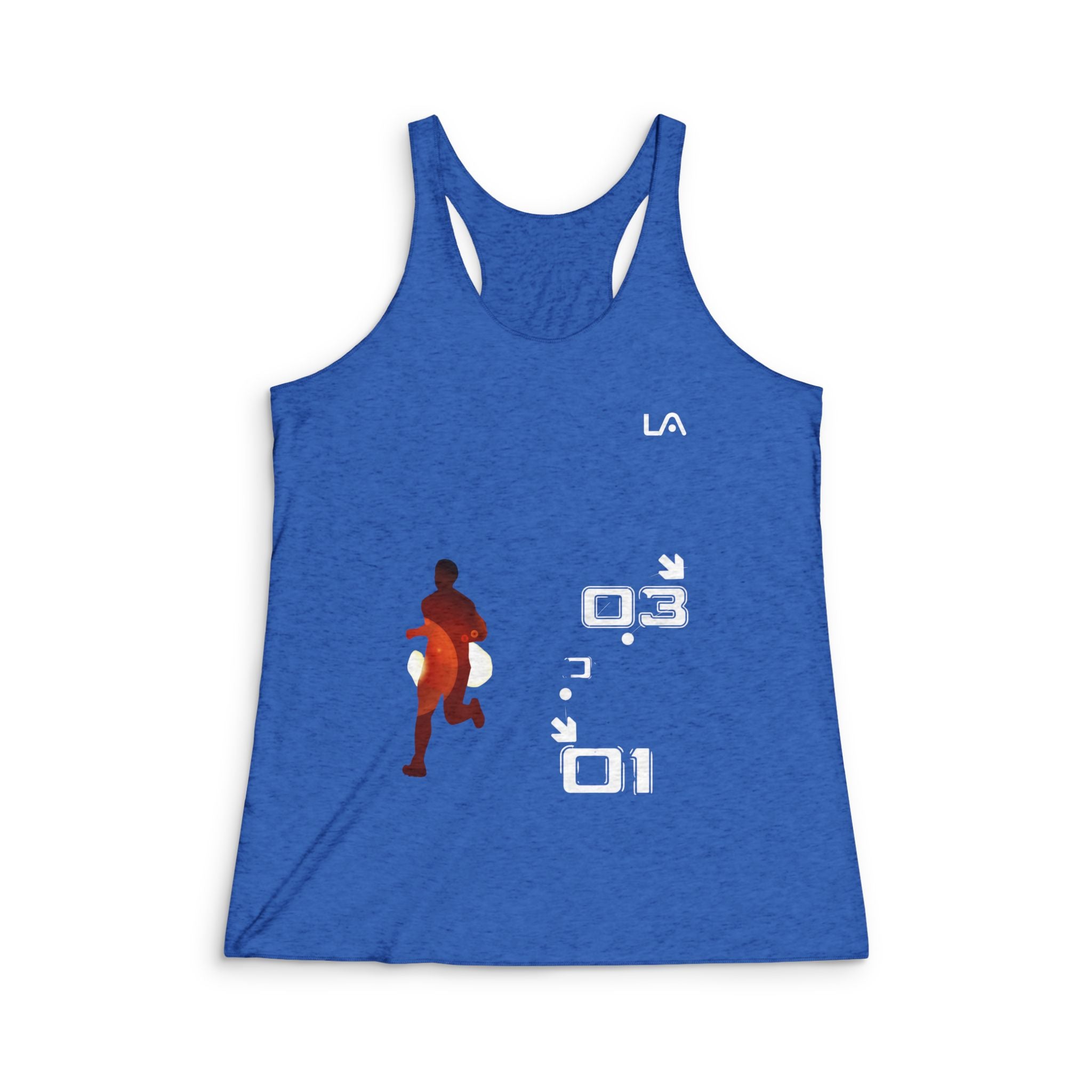 Women's Tank Top - Fitted Racerback Tank with Fine Quality Print - Gym or Out in Town Statement Piece