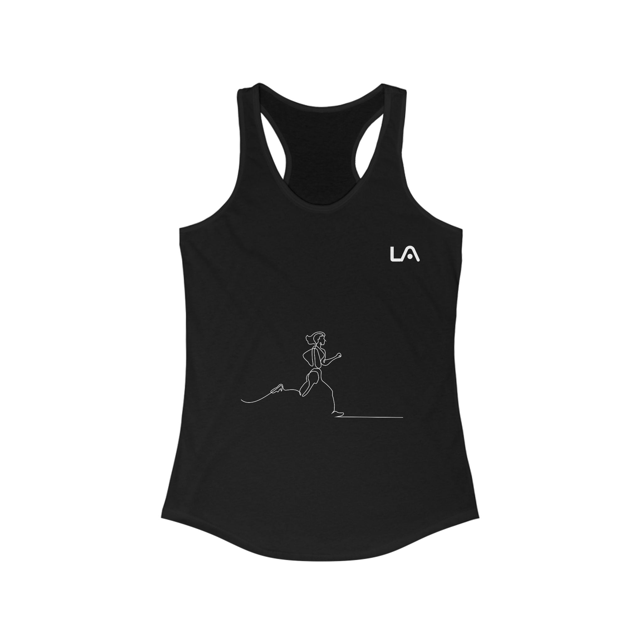 Women's Ideal Racerback Tank Top, Slim Fit Lightweight Tank for Active Lifestyle : Scoop Neckline Sporty Design, Tear-Away Label,