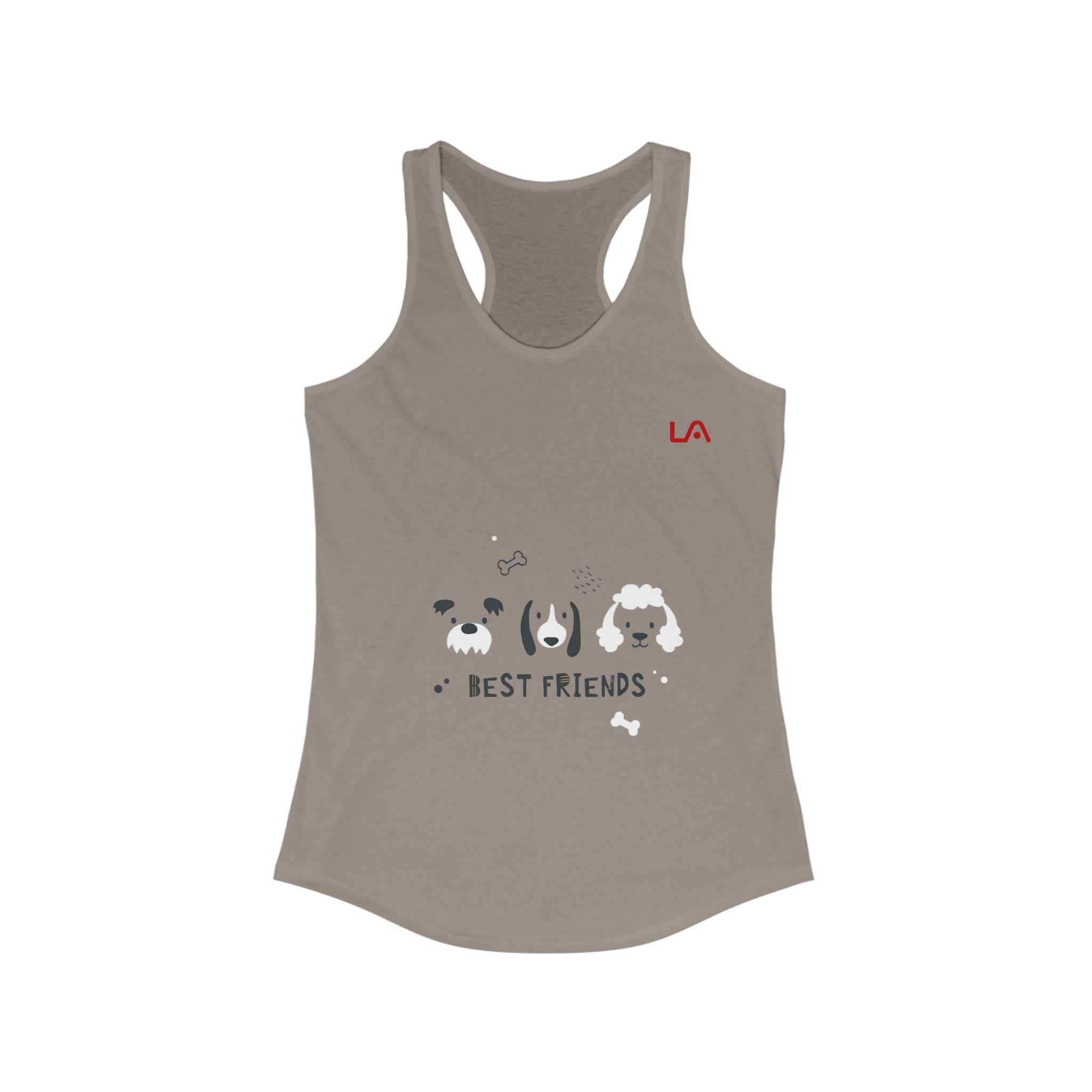 Women's Ideal Racerback Tank, Athletic Workout Tank, Lightweight Sleeveless Top, Fitness Gym Shirt, Sporty Running Singlet