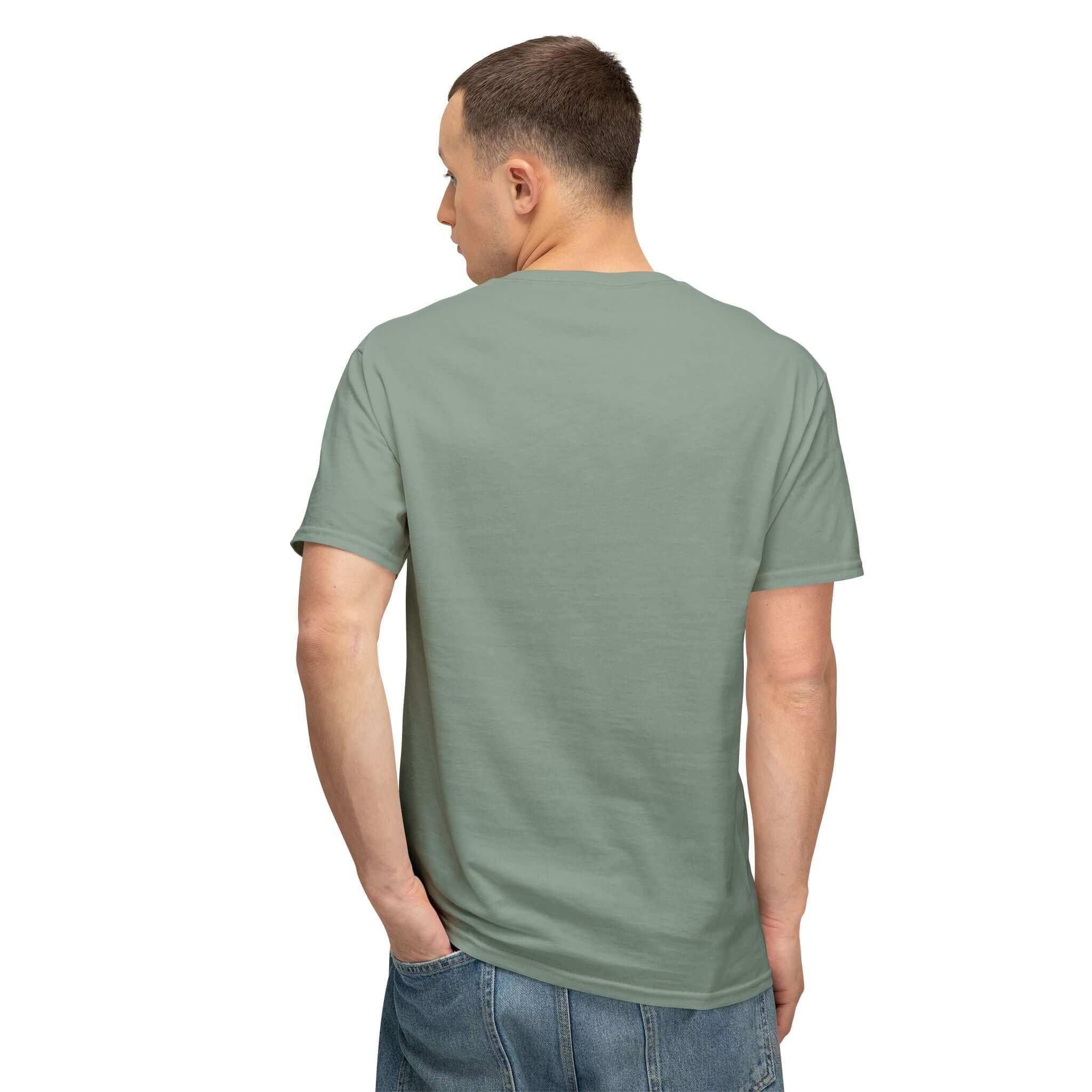 Cotton T-shirt with Clean Neckline