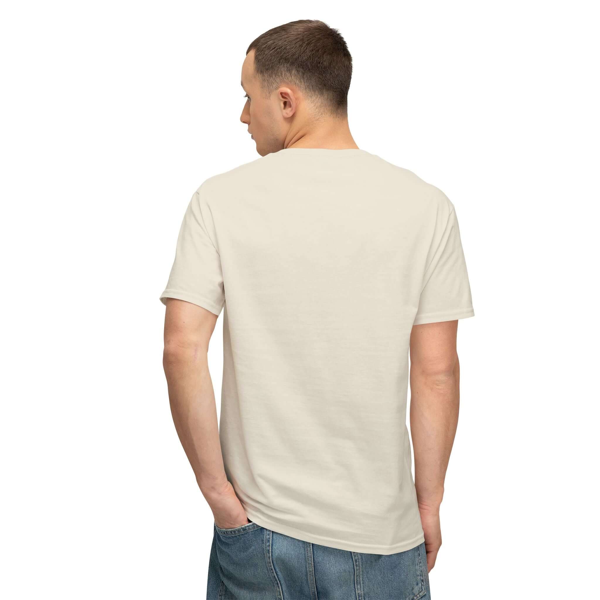 Cotton T-shirt with Clean Neckline