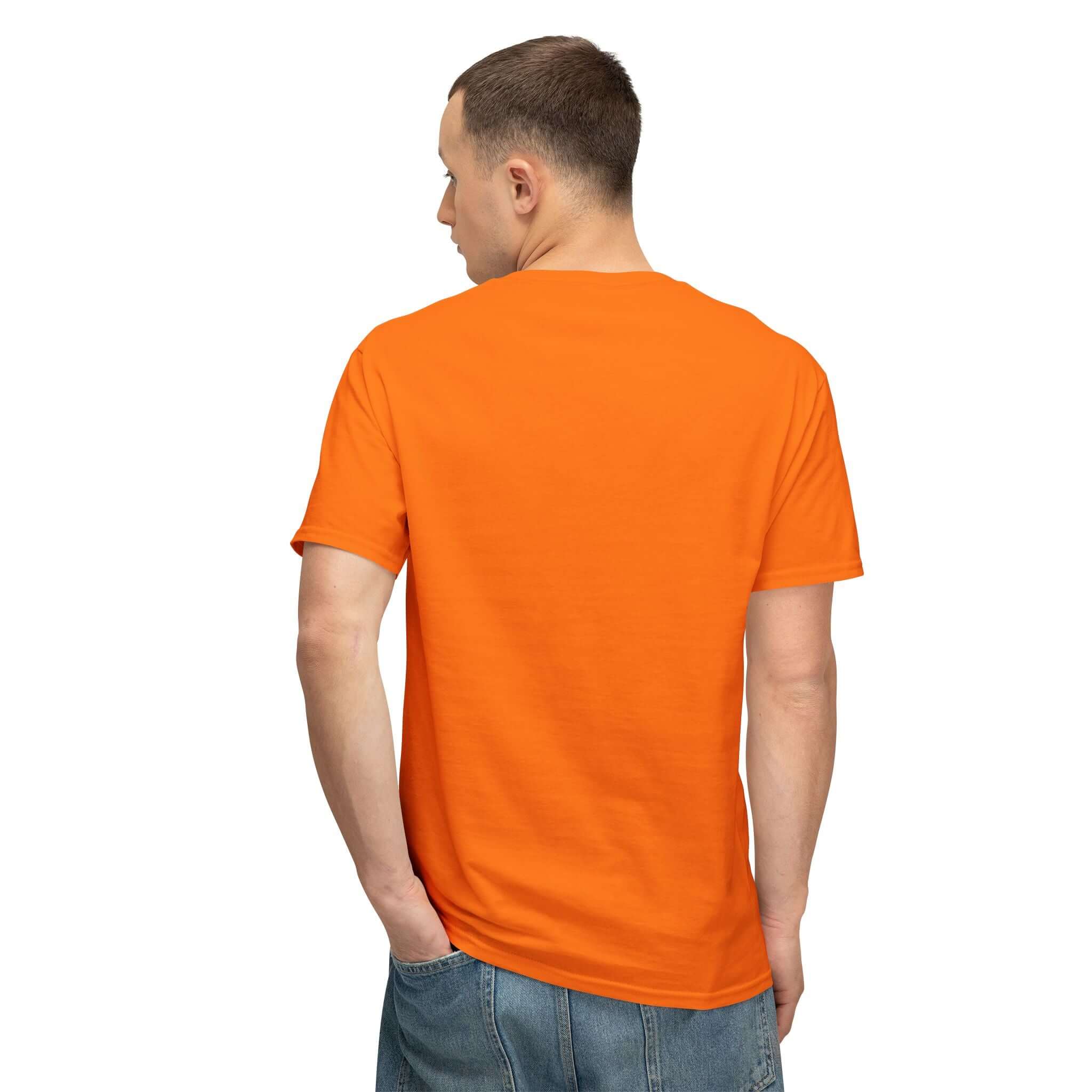 Cotton T-shirt with Clean Neckline