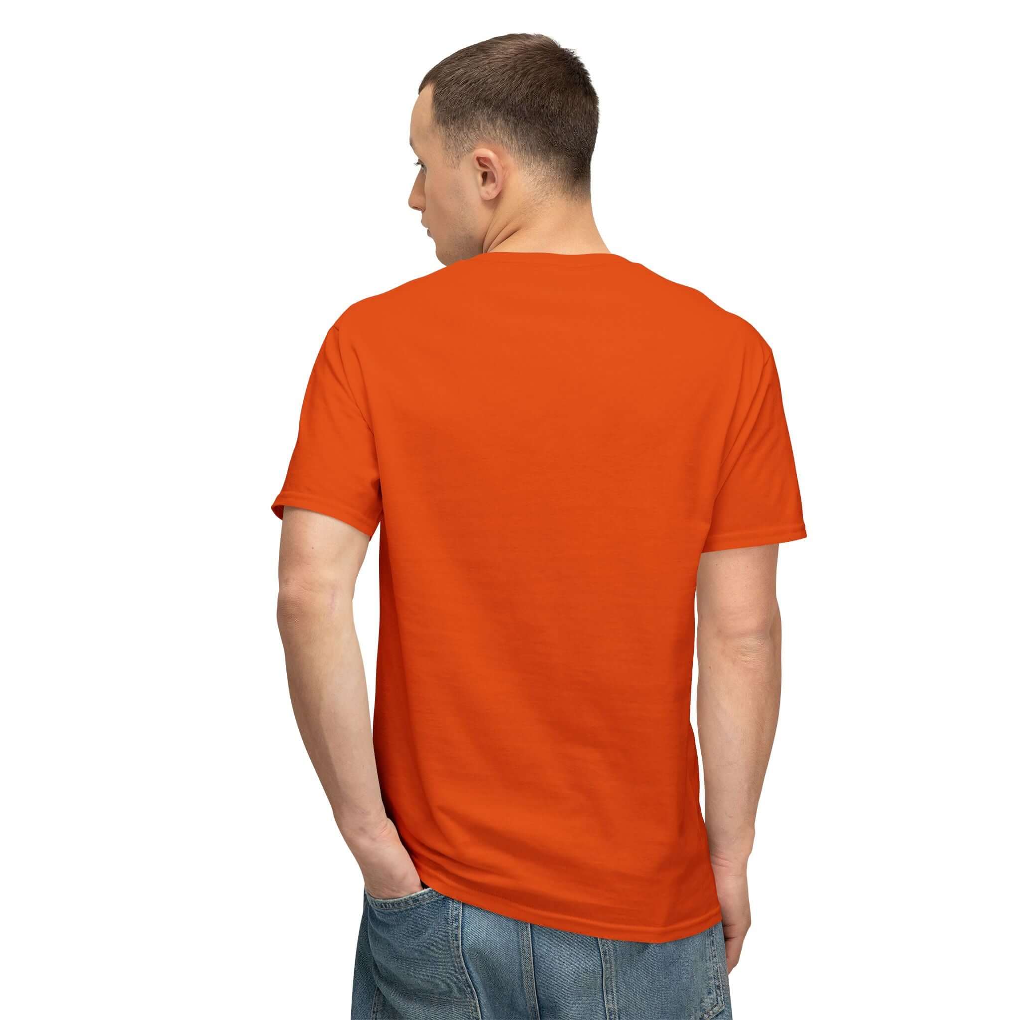 Cotton T-shirt with Clean Neckline