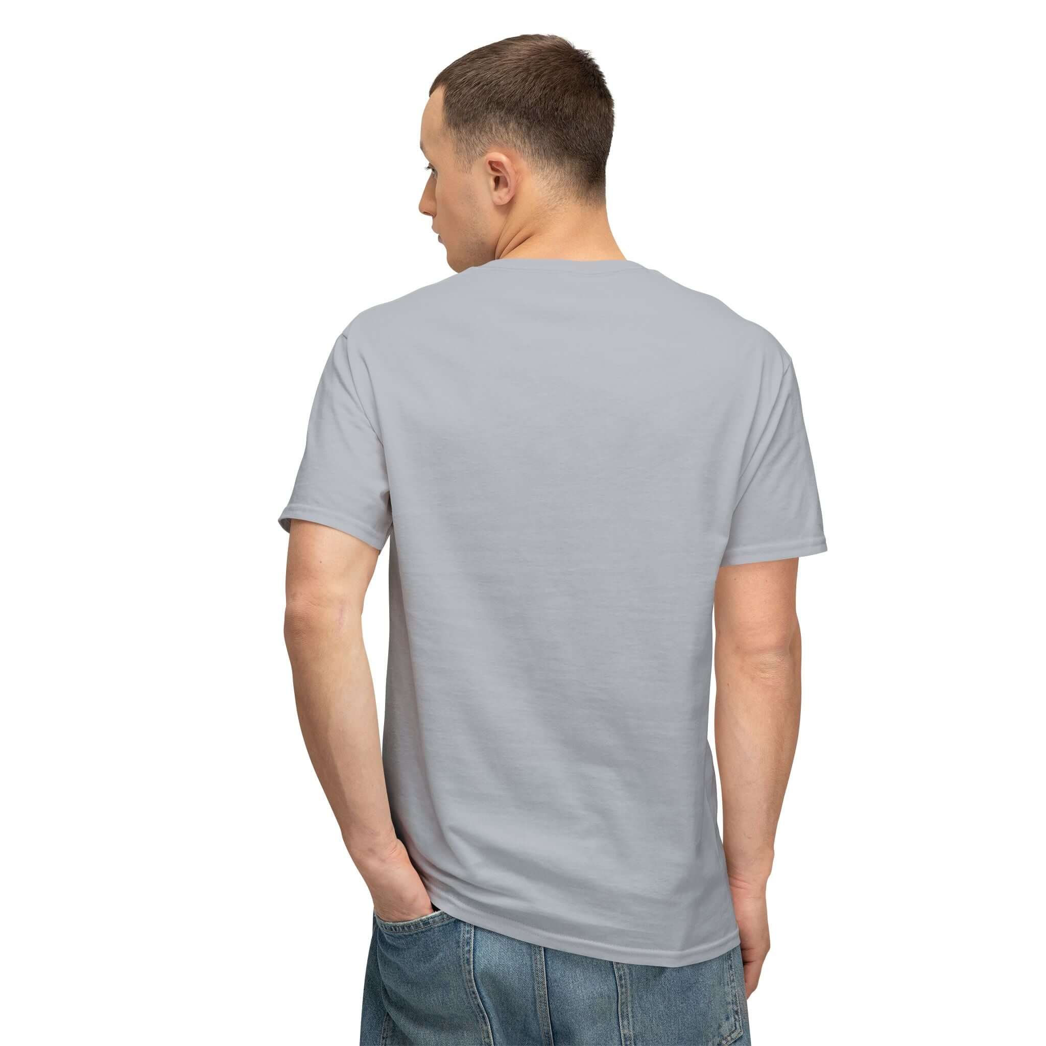 Cotton T-shirt with Clean Neckline