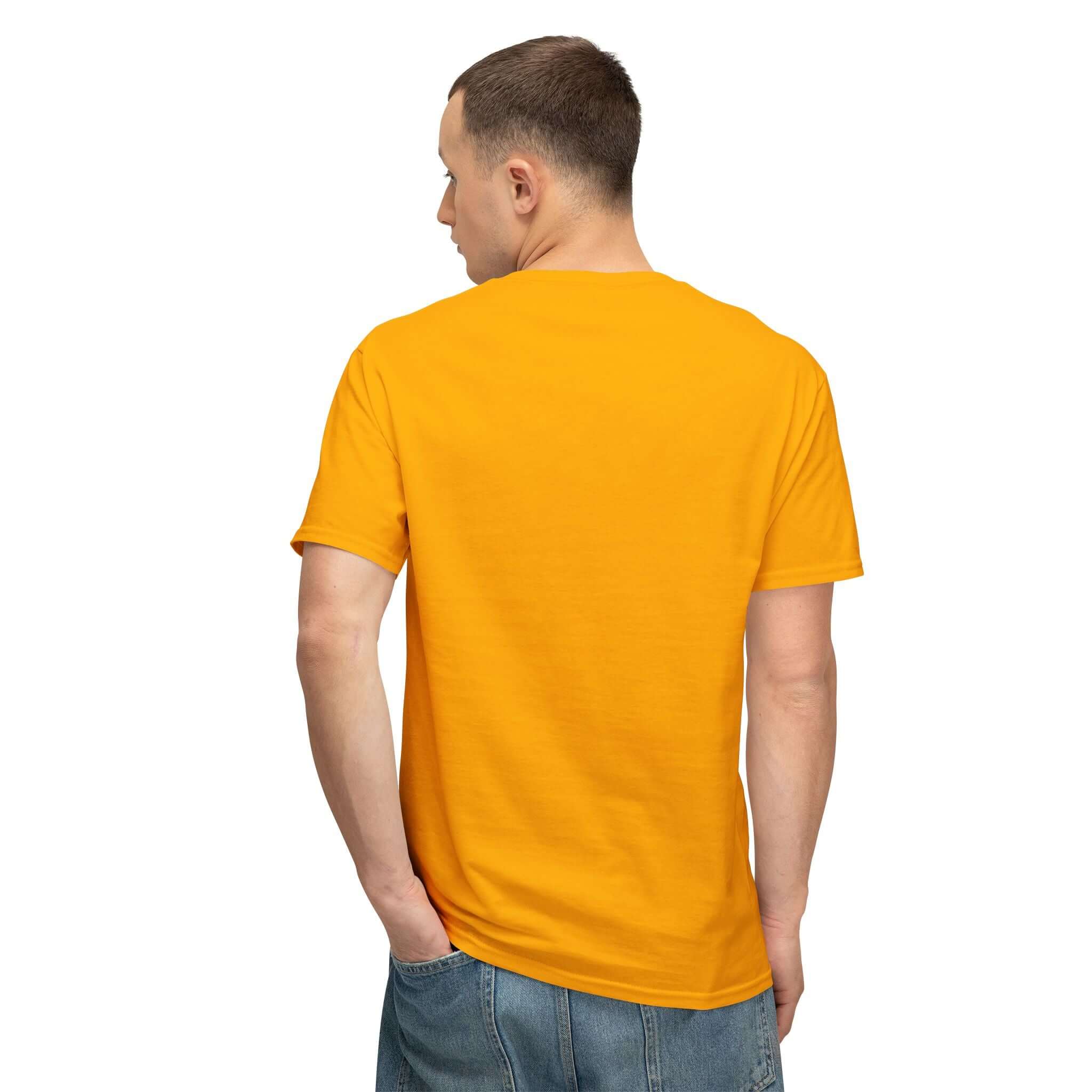 Cotton T-shirt with Clean Neckline