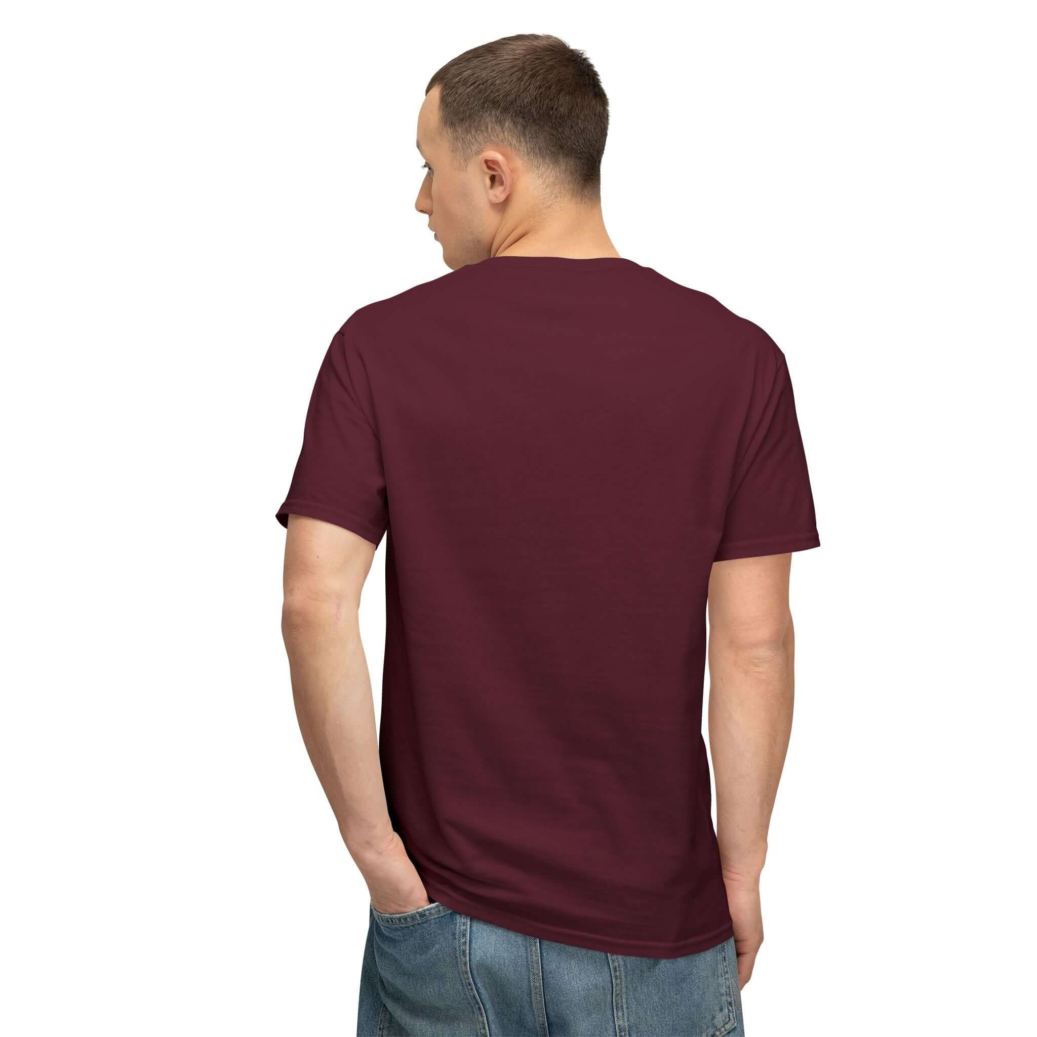 Cotton T-shirt with Clean Neckline