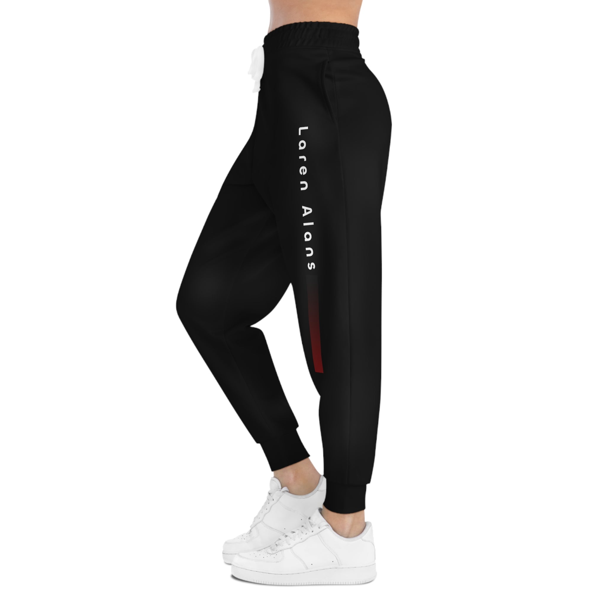 Black Athletic Joggers (AOP)