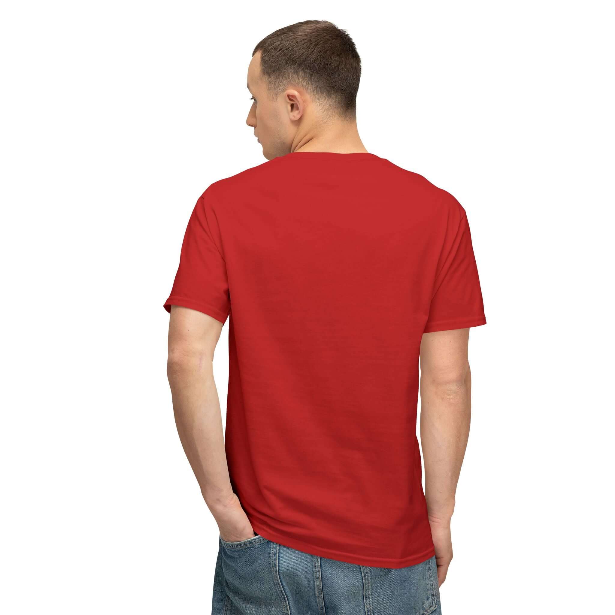 Cotton T-shirt with Clean Neckline